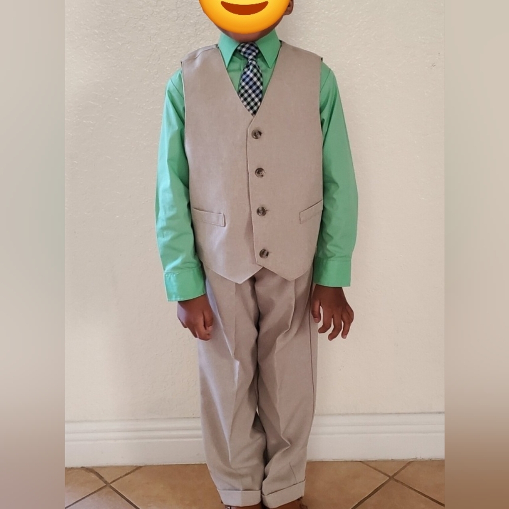 BOYS VEST & DRESS PANTS